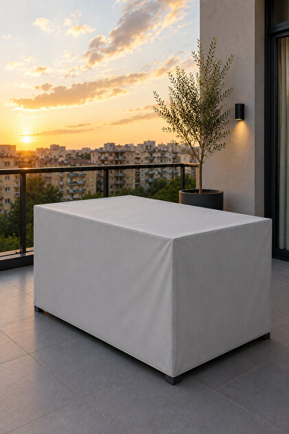COCEM 160x100x80 Bahçe Mobilya Brandası Su Geçirmez UV Korumalı