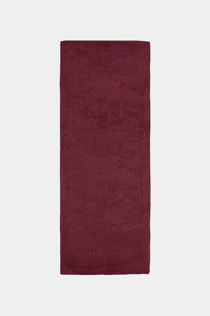 Brush Textured Patterned K.Gül Shawl 0057