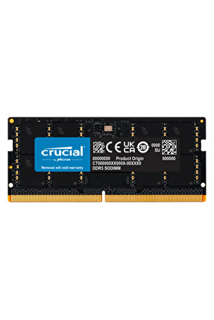 Crucial 64gb Kit (2x32gb) Ddr5 4800 Sodımm Cl40 (16gbit