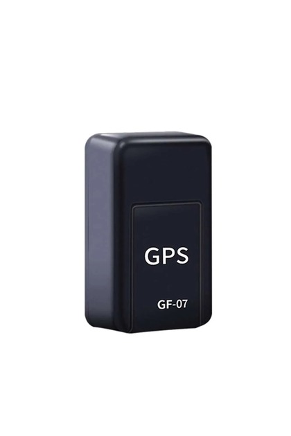 جهاز تتبع GPS مغناطيسي صغير GF-07، جهاز تحديد المواقع في الوقت الفعلي مضاد للسرقة مع تسجيل صوتي للمركبات والسيارات والأطفال وكبار السن والأمتعة - أسود