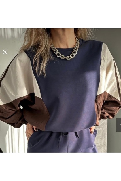 Cupra modal kumaş Sweatshirt
