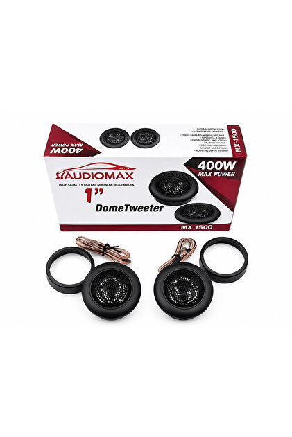 Audiomax Tweeter 5cm - 400w Tiz - 5cm Kapı ve Direk Tweeter