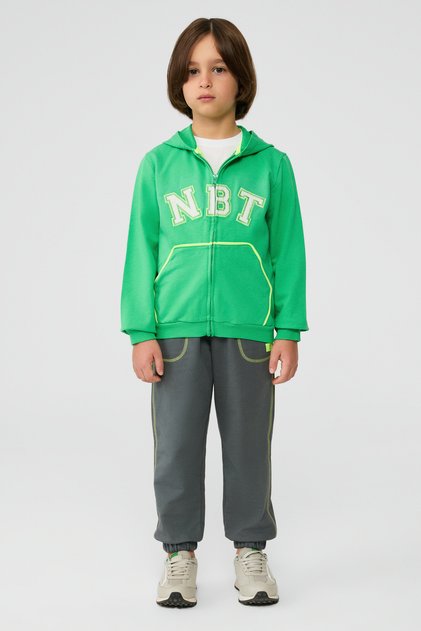 Boy Green Tracksuit Top