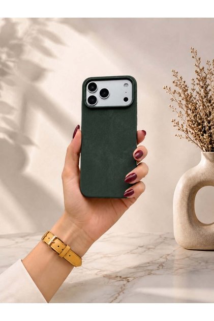 iPhone 17 Pro Max Case Fabric Textured Magsafe Premium Stone Case