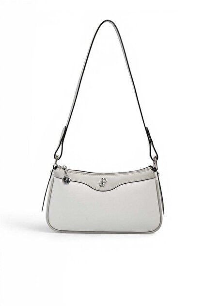 White - A.Grey Plain Women's Crossbody Bag Sp1274