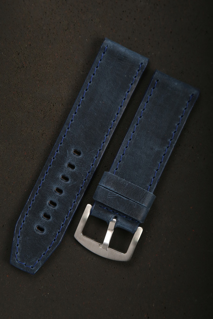 Genuine Leather 24mm Smart Pin Watch Band