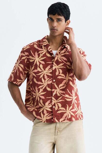 Relaxed Fit Cotton resort shirt