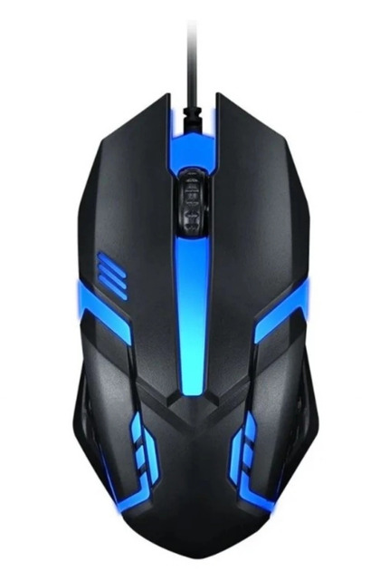 Oyuncu Mouse Usb Kablolu Gaming Rgb Işıklı Fare 1200dpi Siyah Mat