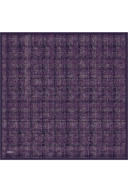Mor 90X90 İpek Twill Eşarp