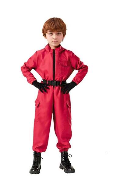 Squid Costume for Children from the Series Squid Squad (6-7) Years Old
