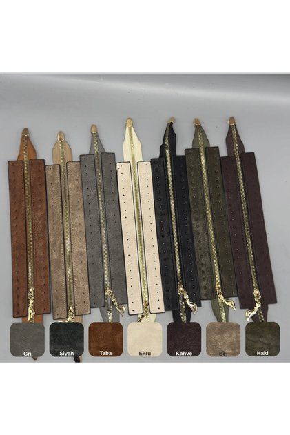 Premium Leather Bag Zipper