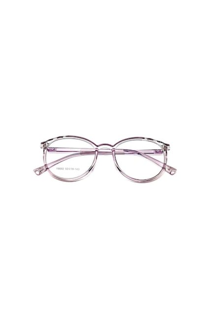 Transparent pink eyeglasses frame Model Y8002 C5