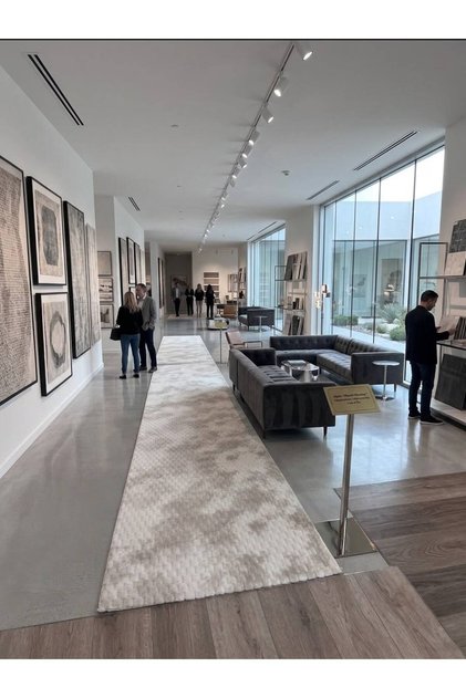 Mzk Antiq Halı Krem Kabartmalı Modern Kaymaz Taban Salon Hol, Koridor Mutfak Yıkanabilir Jel Kesme Yolluk