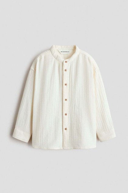 Cotton muslin shirt