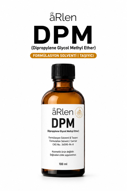 DPM (Dipropilen Glikol Monometil Eter / Dipropylene Glycol Monomethyl Ether) 100 ml – Kozmetik ve Parfümeri Hammaddesi