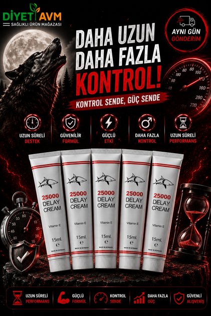 Doğal Gecktrci Sertleştrici Krem 25000 5 Adet 5’li Dev Paket Uzun Süre Etkli Gizli Gönderim