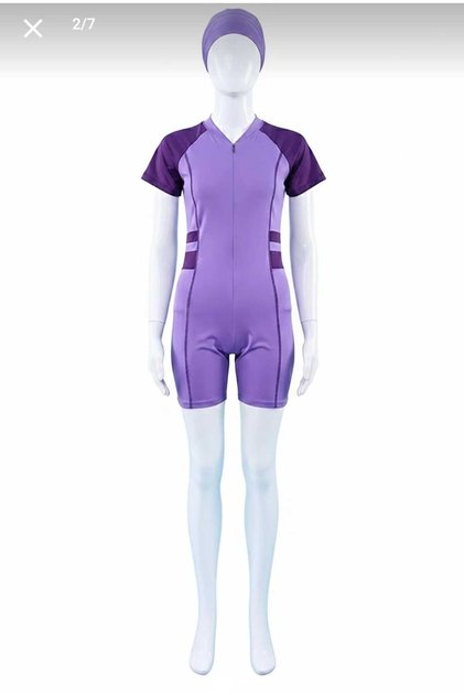 Short Sleeve Uv Protection Lycra Children's Swimsuit