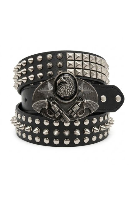 Gothic Punk Rock Gurunge Metallica Emo Style Belt