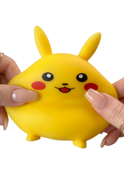 Pikachu Sevimli Karakter Squishy Oyuncak – Yumuşak Sıkılabilir Sukuşi Esneyen Stres Oyuncağı Sukuşi