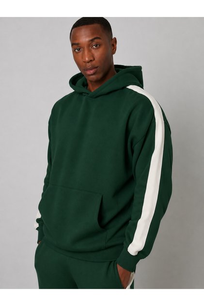 Erek Striped Hooded Sweatshirt