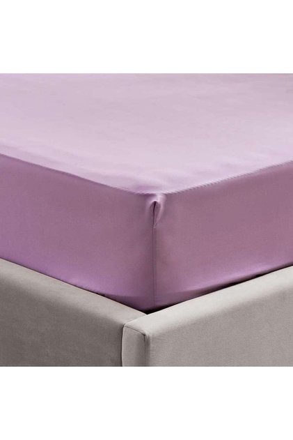 Everyday Single Fitted Sheet 90x190+25cm - Light Purple