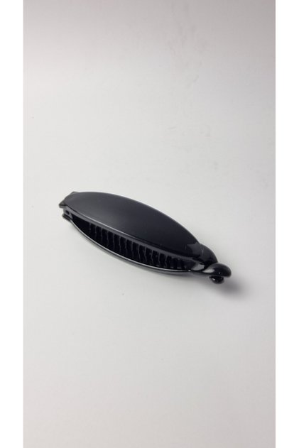 Flat Wide Model Black Banana Buckle