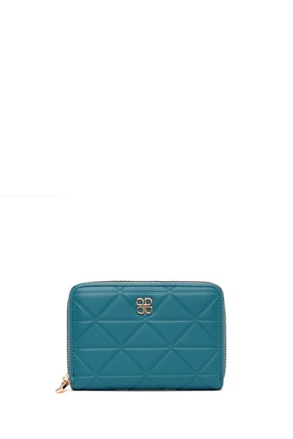 Women's Blue Printed Wallet 000A2D564926
