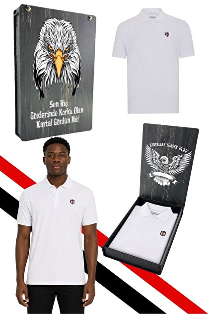 Original Licensed White Polo T-Shirt with Uv Box Gift