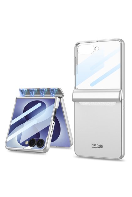 Samsung Galaxy Z Flip 8 Compatible Case 360 Full Protection Magnetic Hard M-Magnet Cover