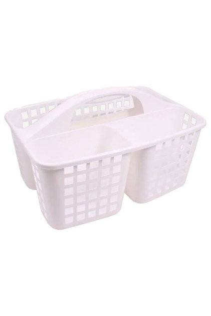 Büyük Boy Caddy 3 bölmeli Deterjanlık Organizer & 311 x185x232 (h) mm-Pembe