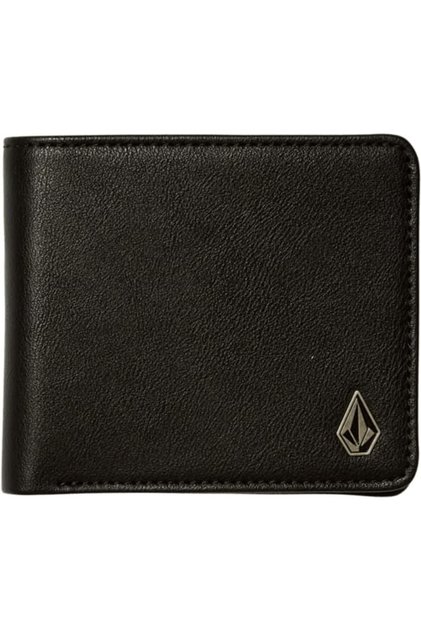 Slim Stone Pu S Blk Wallet
