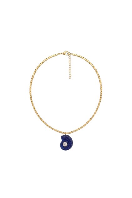 Dorika Nautica Necklace Navy Blue