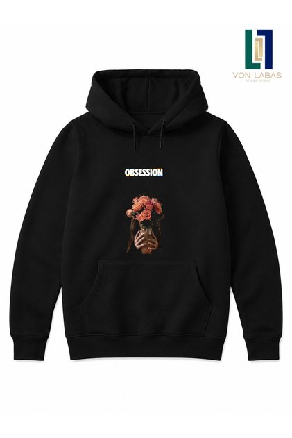 Obsession Printed High-Quality Hooded Cotton Sweatshirt – Unisex Casual Wear with Retro Film Design