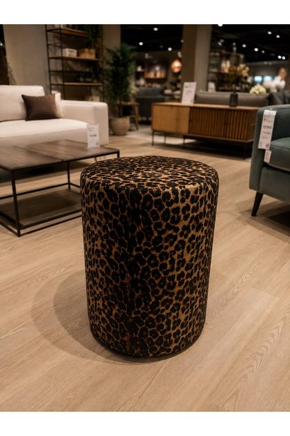 Leopar Desen Puf