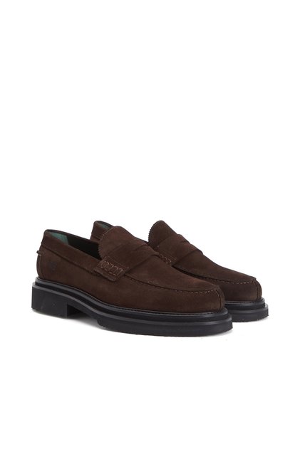 Kahverengi Erkek Süet Loafer