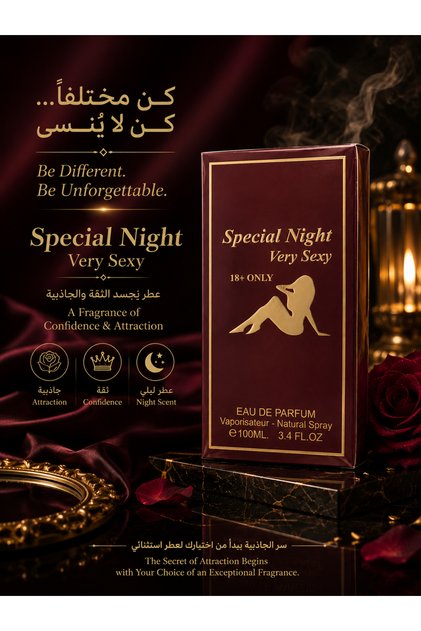 Special Night Very Sexy Women's Eau De Parfum 100ml - Attractive and Luxurious Fragrance for Occasions and Evenings