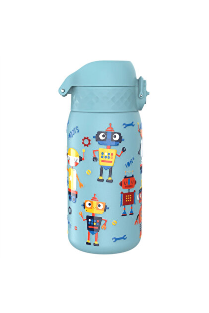 - Paslanmaz Çelik Çocuk Suluk - Robotlar - 400 ml - Sızdırmaz