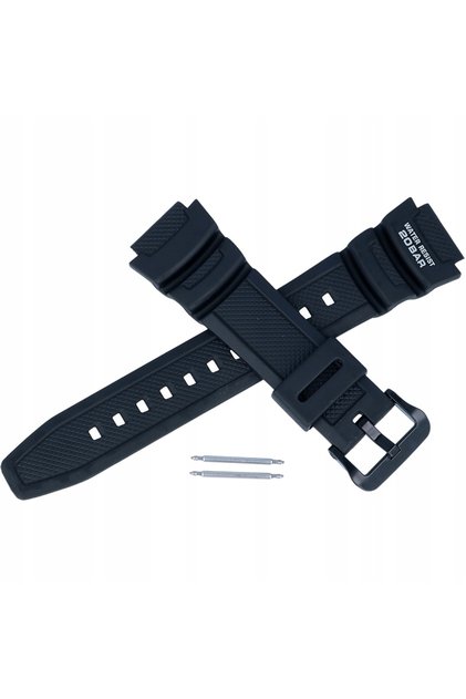 GST-S120L-1A curea elegantă originală neagră din piele și cauciuc