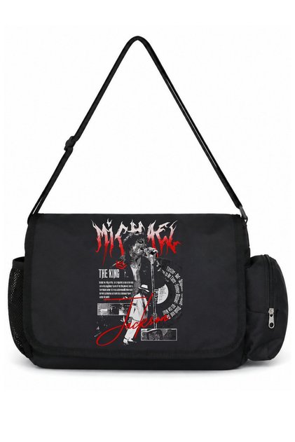 Michael Jackson Legendary Singer Printed Unisex School, Sports, Office Multi-Purpose Messenger Bag