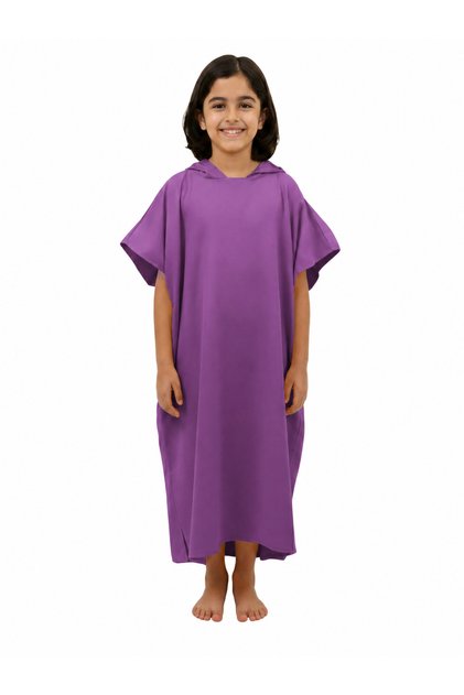 Caba Den Children's Microfiber Robe Super Absorbent Quick-Dry Bathrobe Stylish Design Practical for Travel and Daily Use