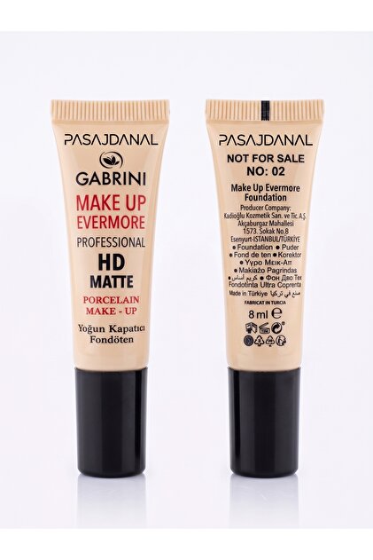 Mat Fondöten Professional Hd Matte Foundation 8 ml No:2 (TESTER)