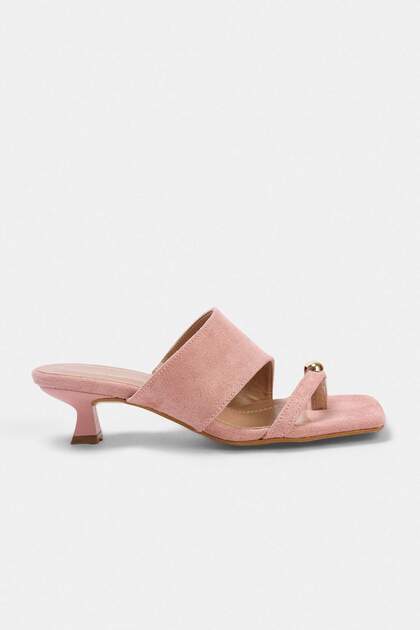 Trendyolmilla Shoes Gül Kurusu Süet Baş Parmak Detaylı Klasik
