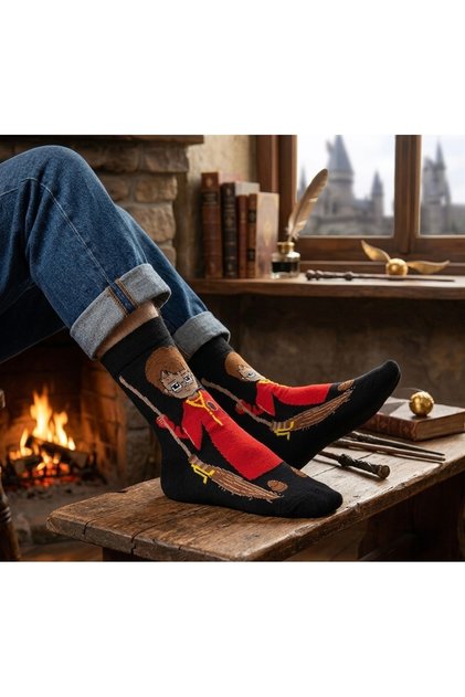 Harry Potter Patterned Colorful Socks