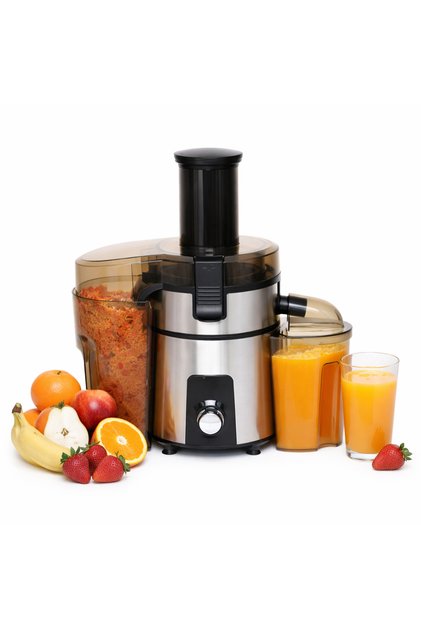 Storcator Electric pentru Fructe si Legume 2 in 1 - 800W, Recipient Suc 1L si Pulpa 2L