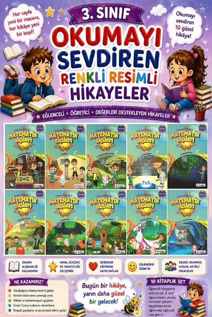 Story Set 9 That Makes Reading Fun and Colorful for Grade 3