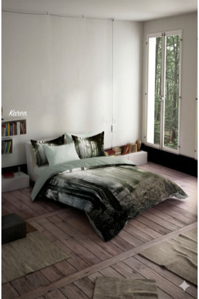 Özdilek Boutique Çift Kişilik Nevresim Takımı Mint-Forest - Fiyatı