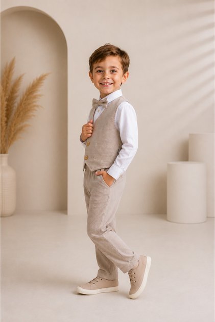Baby Boy & Child Striped Vest Set Suit for Special Occasions Birthday Party