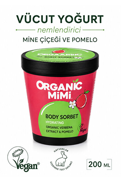ORGANİC MİMİ Vücut Nemlendiricisi 200 ml | Mine Çiçeği & Pomelo