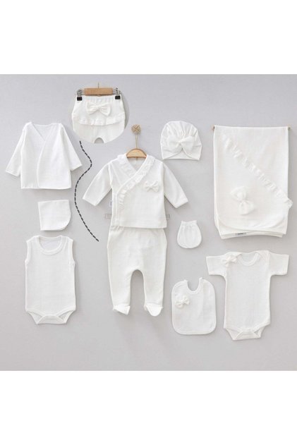 Baby Girl Reported Fistulated 10-Piece Newborn Hospital Discharge Zibin Set Boxed