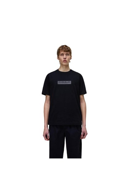 P0A4IFL9411-R S-Box Logo Ss 1 تي شيرت رجالي أسود